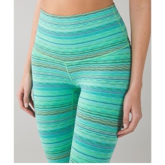 Lululemon 🍋 Wunder Under High-Rise Luon in Space Dye Twist Leggings Tights  4 - Picture 1 of 11